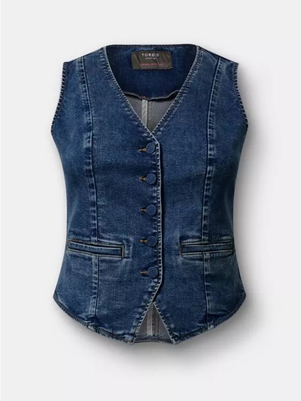 Torrid Denim Tailored Vest